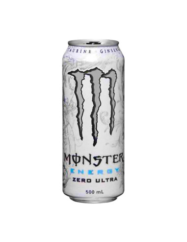 MONSTER ENERGY ZERO ULTRA - BIANCA - ml 500x24