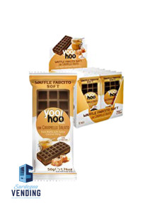 YOOHOO WAFFLE CARAMELLO SALATO g 50x12 pz