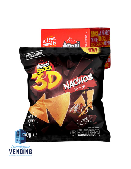 APERISNACK NACHOS BBQ  g 30x36 pz