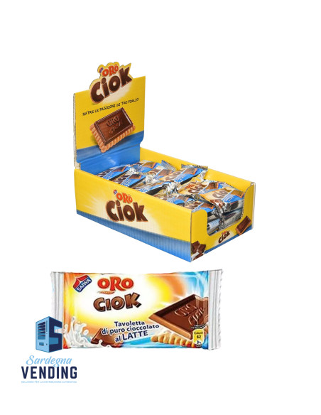 ORO CIOK LATTE BISCOTTO g 25x30 pz