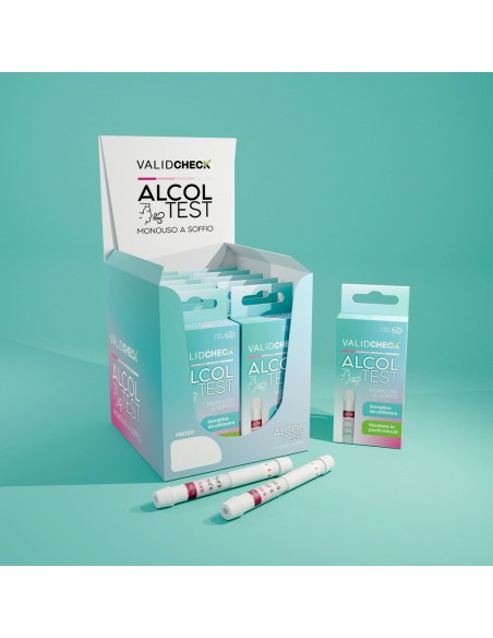 ALCOL TEST 10 pz SINGOLI