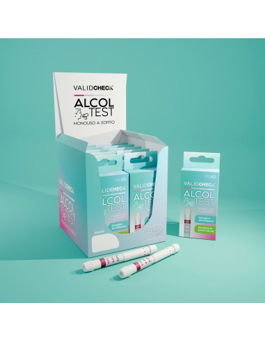 ALCOL TEST 10 pz SINGOLI