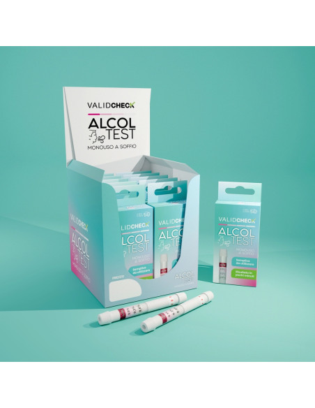 ALCOL TEST 10 pz SINGOLI