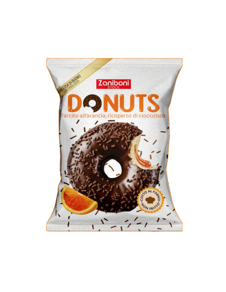 DONUT ORANGE CIOCCOLATO CON ARANCIA g 60x18 pz