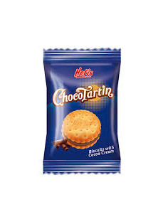 CHOCO TARTIN BISCOTTO FARCITO AL CACAO g 30x24 pz