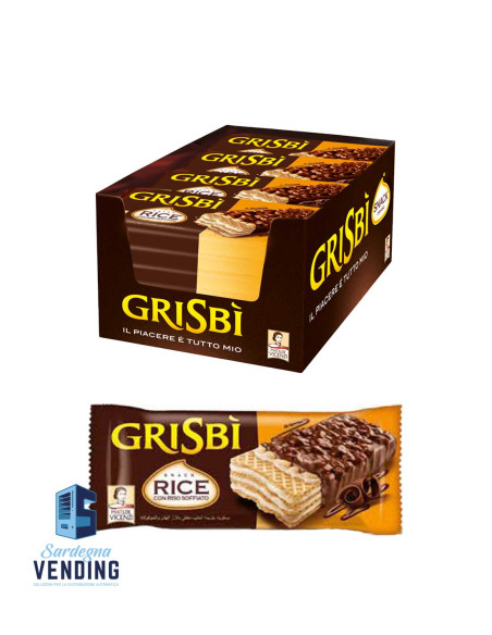 GRISBI RICE - WAFER ALLA CREMA CON RISO SOFFIATO g 30x30 pz