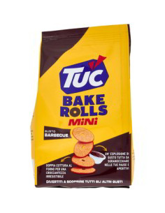 TUC BAKE ROLLS MINI GUSTO BBQ g 80x10 pz