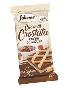 FALCONE CROSTATA TRANCIO RISO E GIANDUIA g 60x44 pz