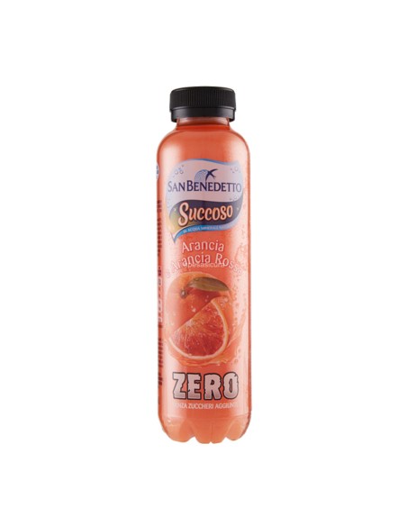 SAN BENEDETTO SUCCOSO ZERO - ARANCIA ROSSA ml 400x12 pet