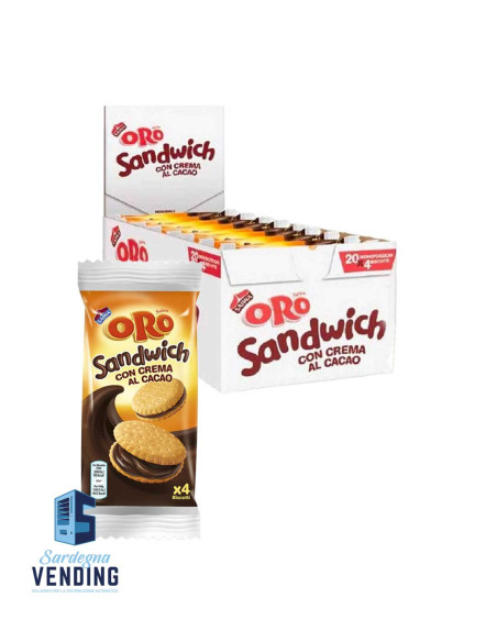 ORO SANDWICH CACAO g 80x20 pz